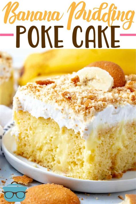 Banana Pudding Poke Cake Video The Country Cook