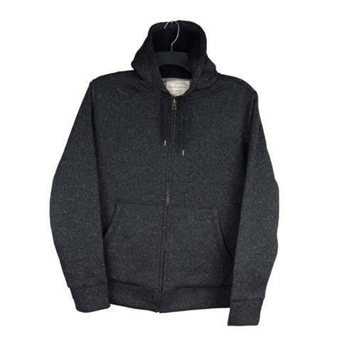 Weatherproof Vintage Mens Full Zip Sherpa Lined Fleece Hoodie Jacket M