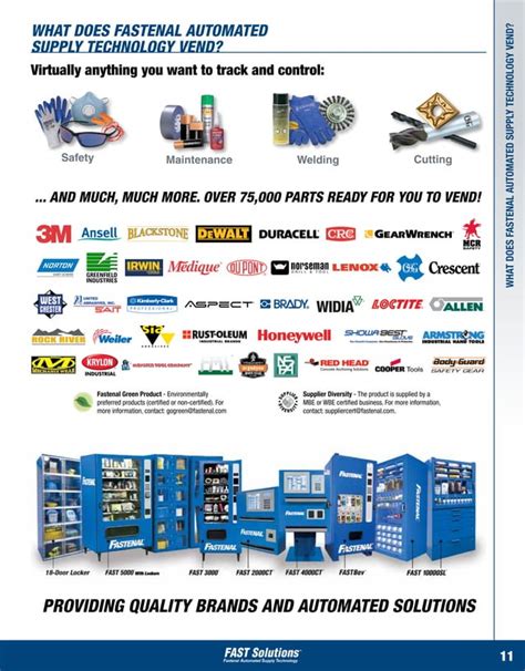 Fast Solutions All Inclusivw Guide To Fastenals Vending Solutions Pdf
