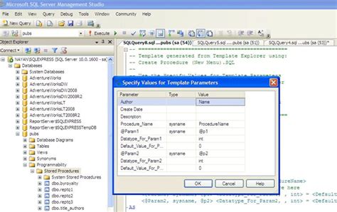 Creating And Managing Stored Procedure In SQL Server