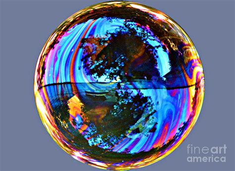 Colourful Bubble Reflection Photograph By Dianne Paul