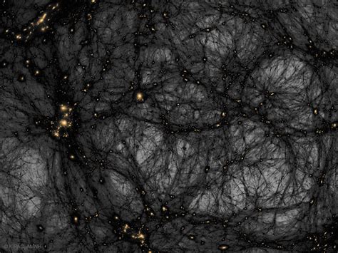 Dunkle Materie In Einem Simulierten Universum Weltraumbild Des Tages
