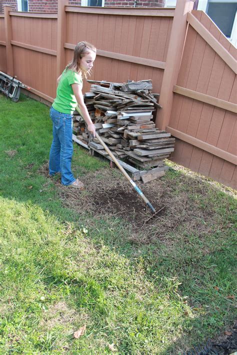 A piece of wood can be attached to your rake to make a simple garden leveller to be used when top dressing your lawn. Lawn Repair: Great Kid Project - MyFixitUpLife