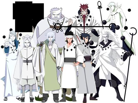 Otsutsuki Clan Hokage Naruto Adult Sasuke Jubbito And Juudara Vs