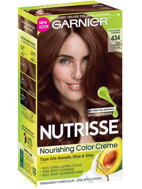 Bronzed chestnut brown bronzed chestnut brown hair is an ideal pick for those who love to add an extra dose of shimmer to their locks. Nutrisse Nourishing Color Creme - Deep Chestnut Brown 434 ...