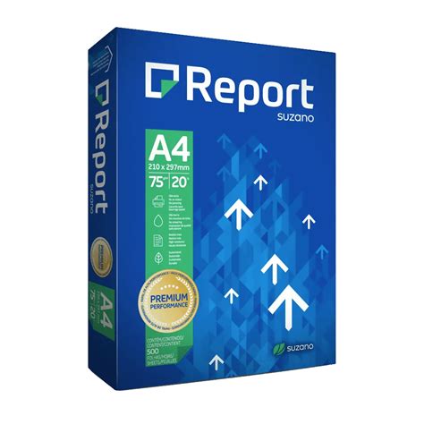 papel a4 sulfite report premium 75g cx c 5 resmas 500 fls toner impressoras e materiais de