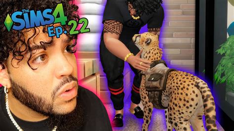 My Pet Cheetah Grew Up The Sims 4 Part 22 Youtube