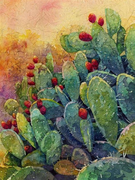 Desert Gems 2 Art Print By Hailey E Herrera Cactus Art Print Cactus