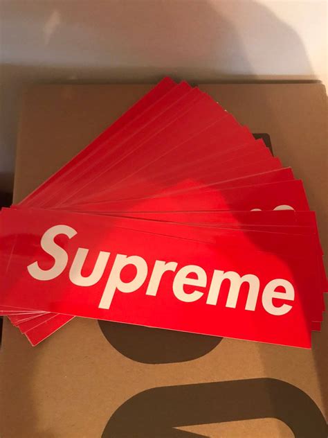 Supreme Supreme Box Logo Sticker Lot Of 2 Grailed