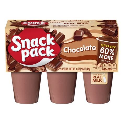 Chocolate Pudding Cup Snack Pack 6 X 55 Oz Delivery Cornershop