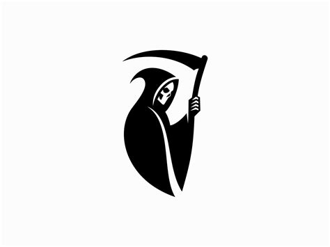 The Grim Reaper Logo By Lucian Radu On Dribbble