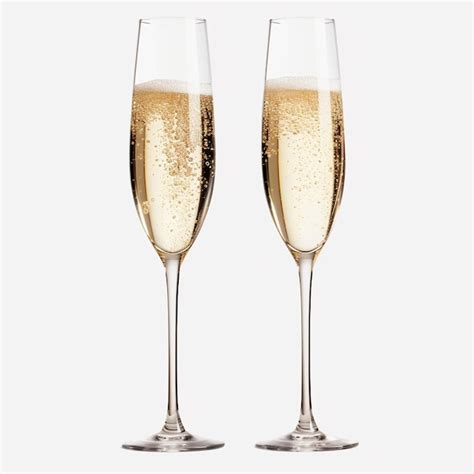 Premium Photo Two Glasses Of Champagne