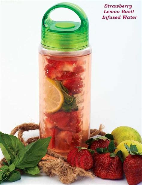 Strawberry Lemon Basil Infused Water Recipe