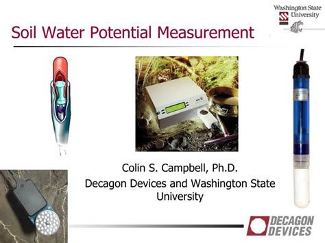 Ppt Soil Water Potential Measurement Powerpoint Presentation Free