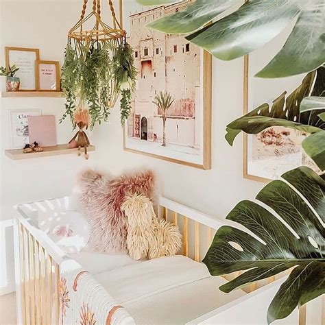 How To Bring A Natural Vibe To The Nursery Kids Interiors Boho Baby
