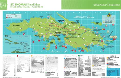 Map Of Usvi St Thomas World Map