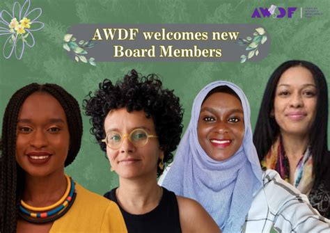 awdf welcomes four trailblazing feminists to its board of directors the african women s