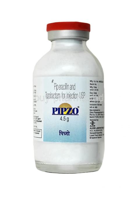 Buy Pipzo Injection Piperacillin Tazobactum Online