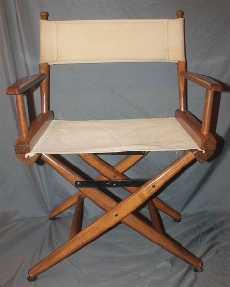 Selling in very nice pre owned and used condition authentic telescope director chair label from grandville new york still on. Mid Century Vintage Directors Chair Telescope Folding ...