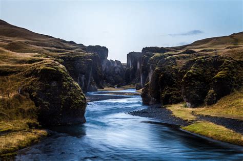 Fjaðrárgljúfur Islanda Uno Dei Canyon Più Belli Del Mondo