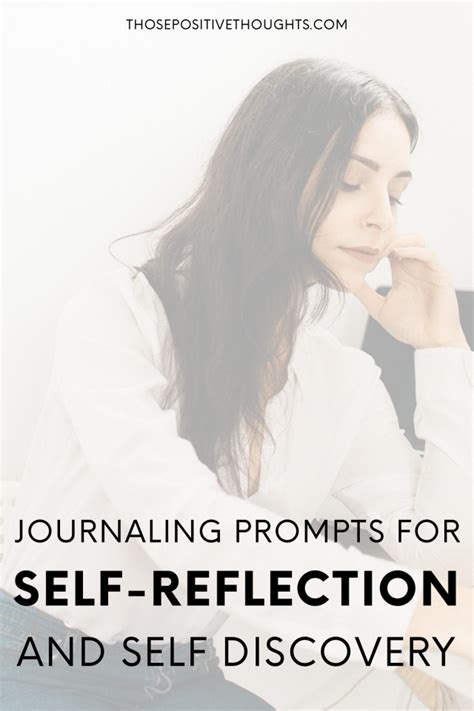 Journaling Prompts For Self Reflection And Self Discovery Journal