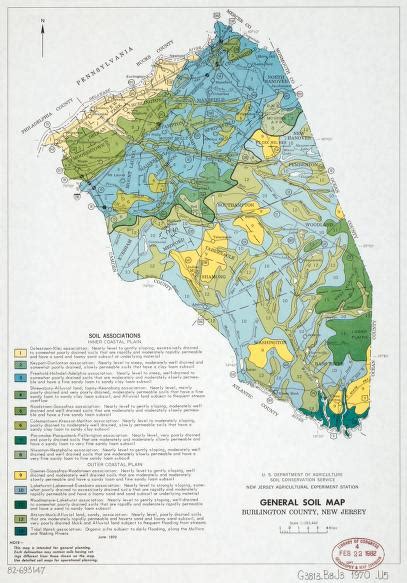 General Soil Map Burlington County New Jersey Library Of Congress
