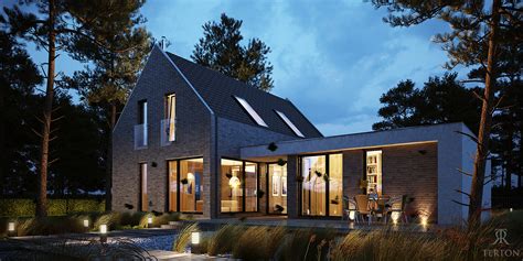 detached house on Behance