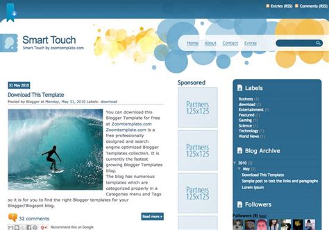 Smart Touch Blogger Template 2014 Free Download