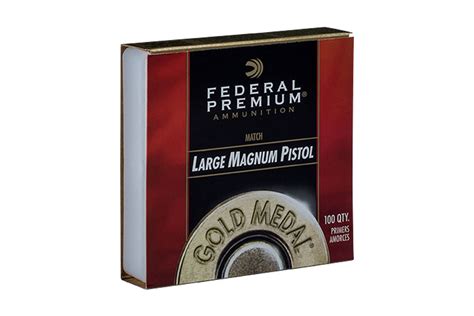 Federal Gold Medal Magnum Pistol Primer Count Vance Outdoors