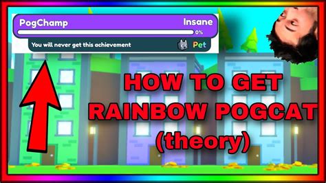 How To Get 🌈 Rainbow Pog Cat Theory Pet Simulator X Youtube