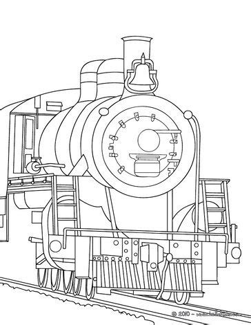 Train station agent whistling the old train departure. Old rail engines coloring page | Locomotive engine, Train ...