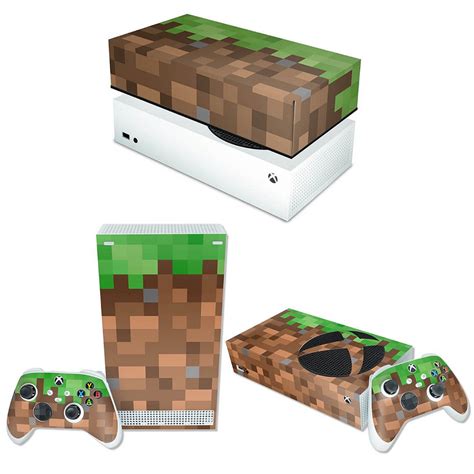 Kit Xbox Series S Skin E Capa Anti Poeira Minecraft Pop Arte Skins
