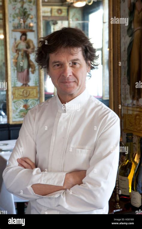 Portrait Of Guy Martin Chef At The Restaurant Le Grand Vefour In The