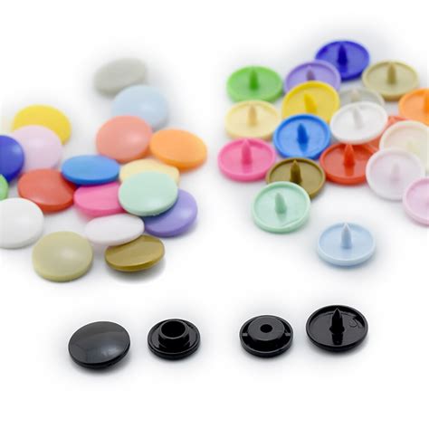 20 Sets Lot 12mm Plastic Snap Button T5 Resin Snaps Down Waistcoat