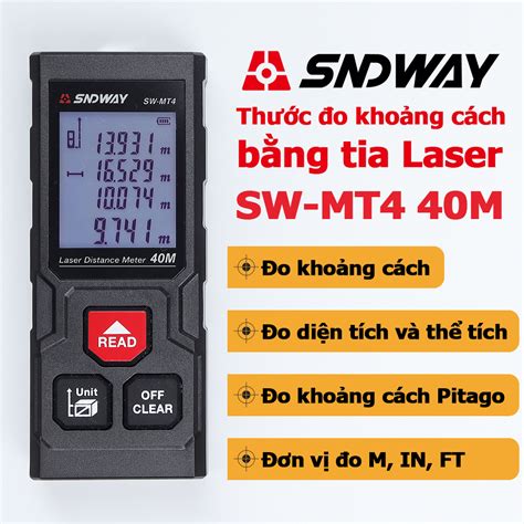 Thước đo khoảng cách bằng tia laser SNDWAY SW MT4 40M Shopee Việt Nam