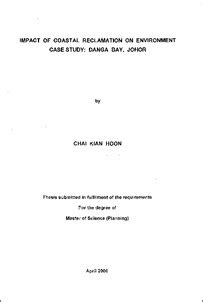 Unpublished master thesis, universiti sains malaysia, malaysia. Welcome to Repository@USM - USM Research and Publication