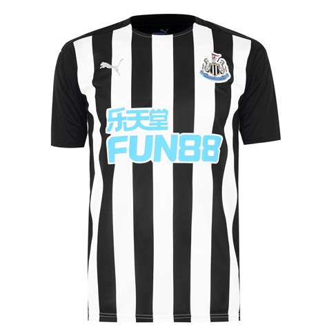 Shop for official newcastle united f.c. Puma Mens Newcastle United Home T-Shirt 2020/21 Licensed ...