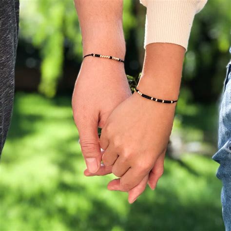 custom couple morse code bracelets name bracelets matching etsy