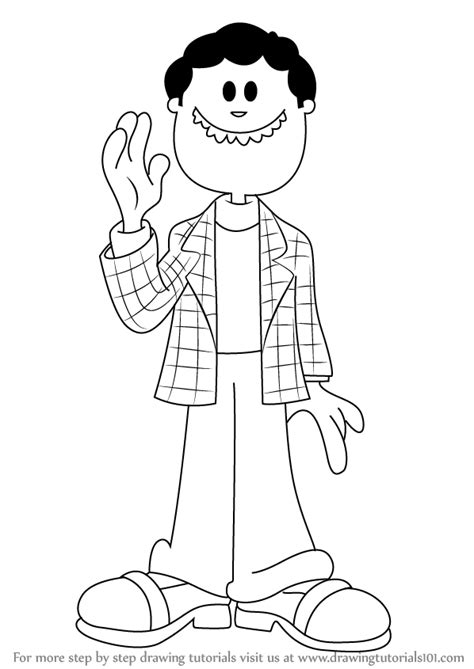 Learn How To Draw Lyman From Garfield Garfield Step By