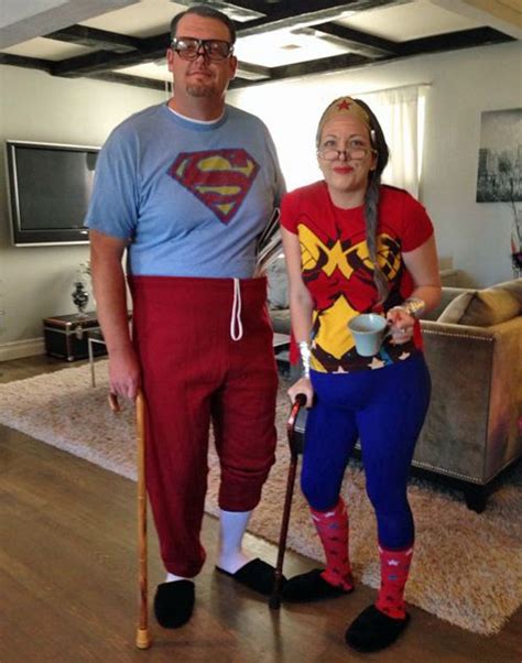 Funny Couple Superhero Costumes Couple Outfits
