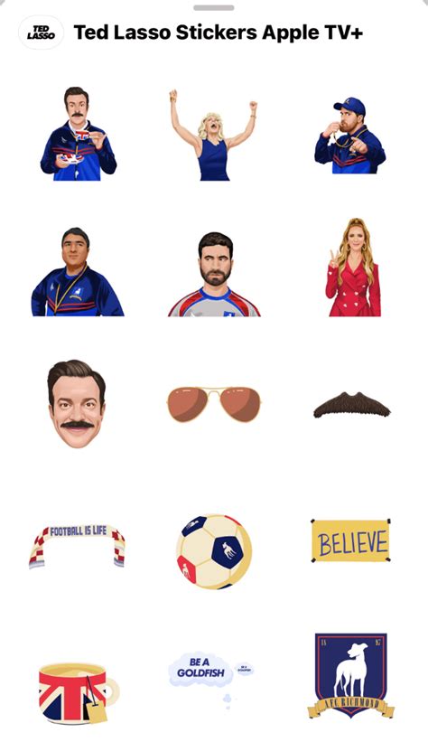Apple Releases Ted Lasso Sticker Pack For Imessage And Clips