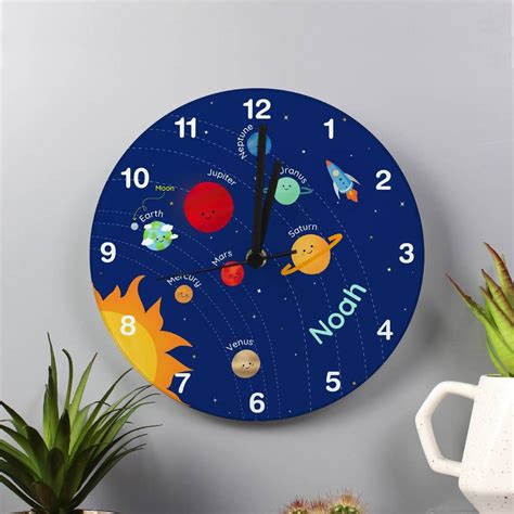 Personalised Solar System Clock T Reduced By Sassy Bloom As Seen On
