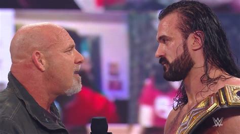 Goldberg Returns On Wwe Raw Challenges Drew Mcintyre For Royal Rumble