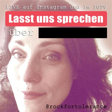 lasst uns sprechen live auf instagram und igtv ⋆ rock for tolerance e v