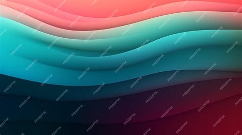 Premium Ai Image Blue And Pink Waves Wallpaper For Mobiles And