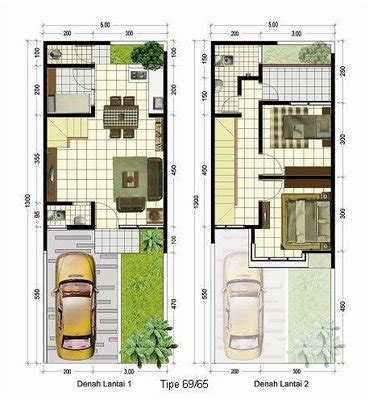 desain rumah minimalis denah rumah