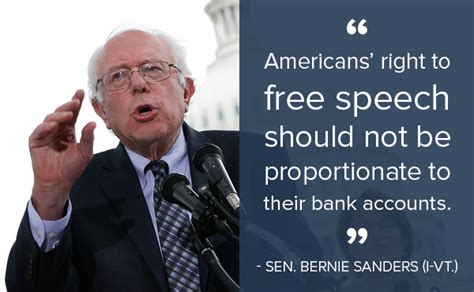 Better World Quotes Bernie Sanders On Citizens United