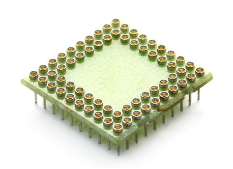 Pga 64 Pol Pin Grid Array Ic Chip Precision Adapter Socket Präzisions