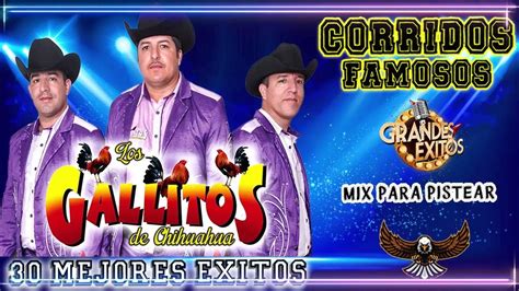 Los Gallitos De Chihuahua 30 Exitos Inolvidable Puros Corridos Mix