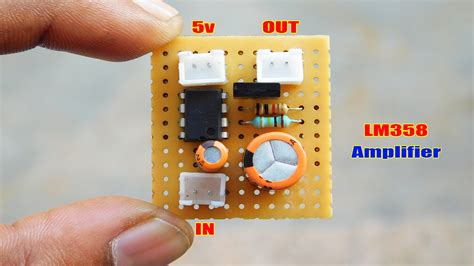 How To Make Lm358 Amplifier Techsaw